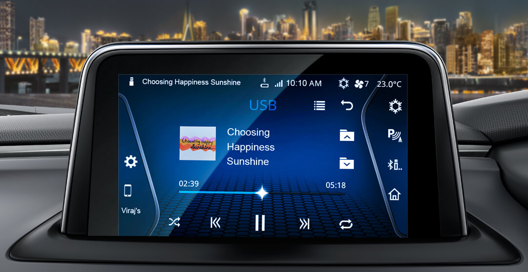 Altroz Hatchback Music Steering Control