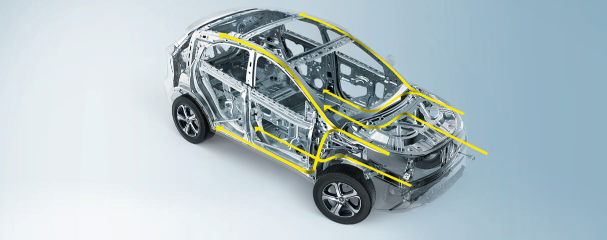 NexonK3 EV Strength & Absorbing Cabin