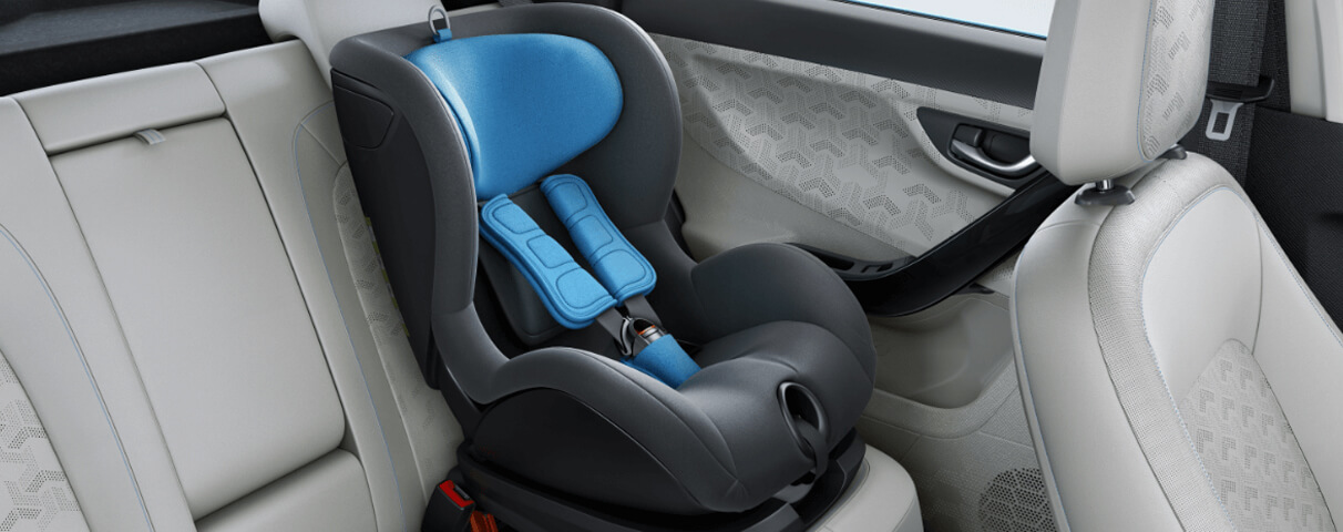 Nexon EV - Isofix Child Safety Seat Tata Nexon EV Safety - ISOFIX AS STANDARD
