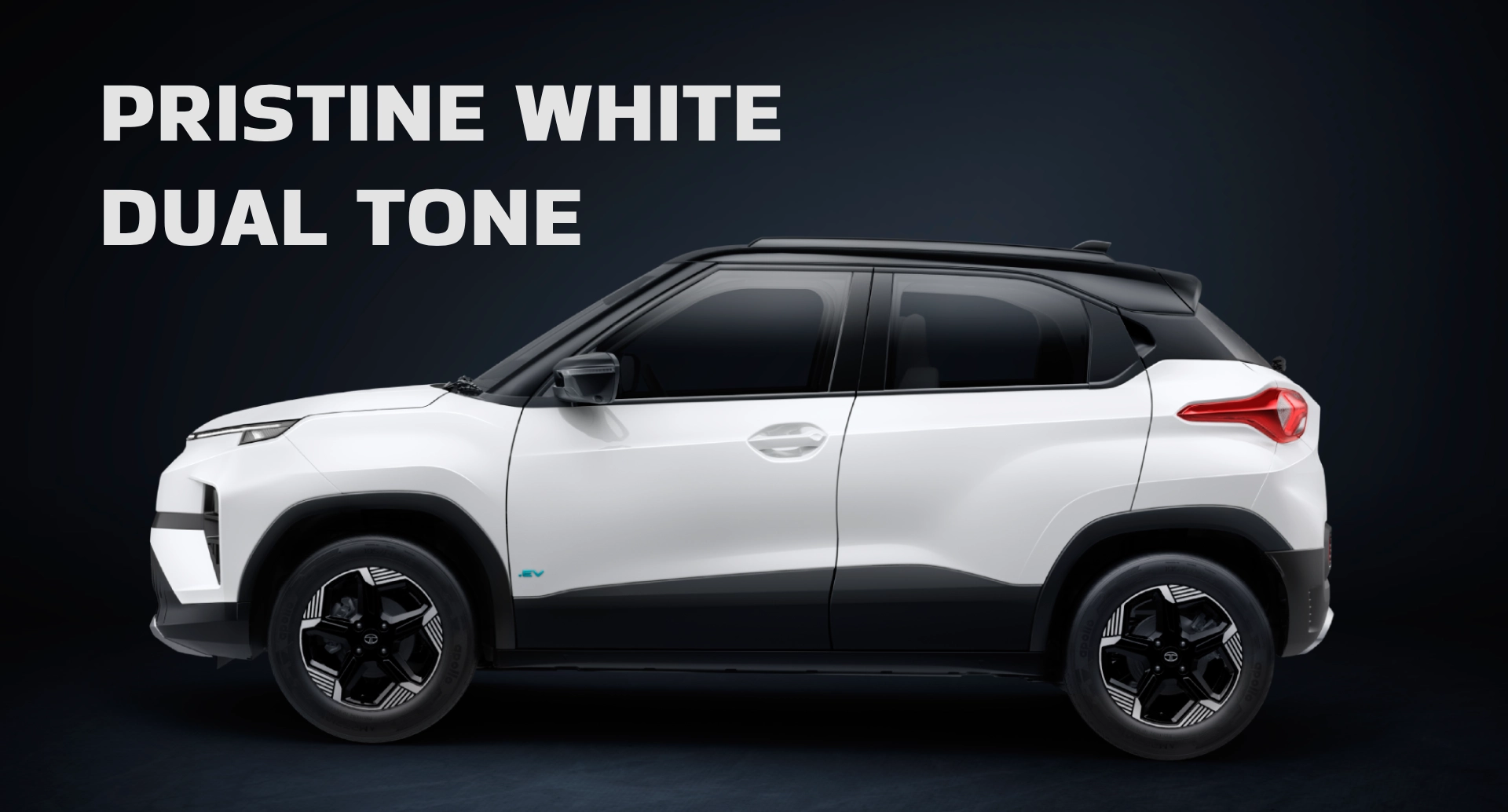 Prestine White Tata Punch EV